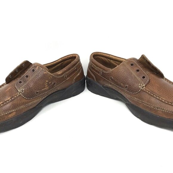 DR COMFORT Patrick Brown Leather Shoes 11.5 - Picture 3 of 8